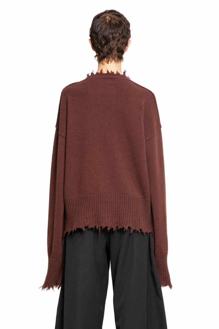 UMA WANG Frayed Cashmere Sweater