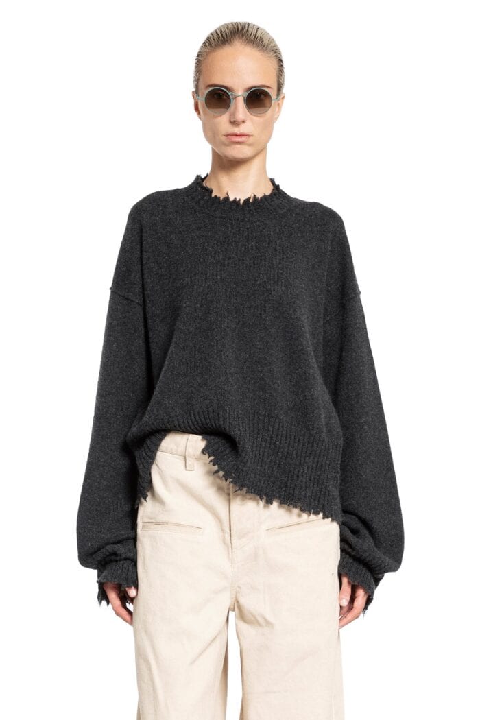 UMA WANG Frayed Cashmere Sweater