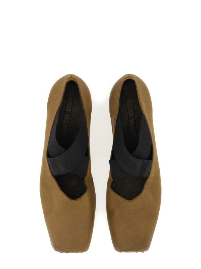 uma wang leather ballerina UMA WANG LEATHER BALLERINA