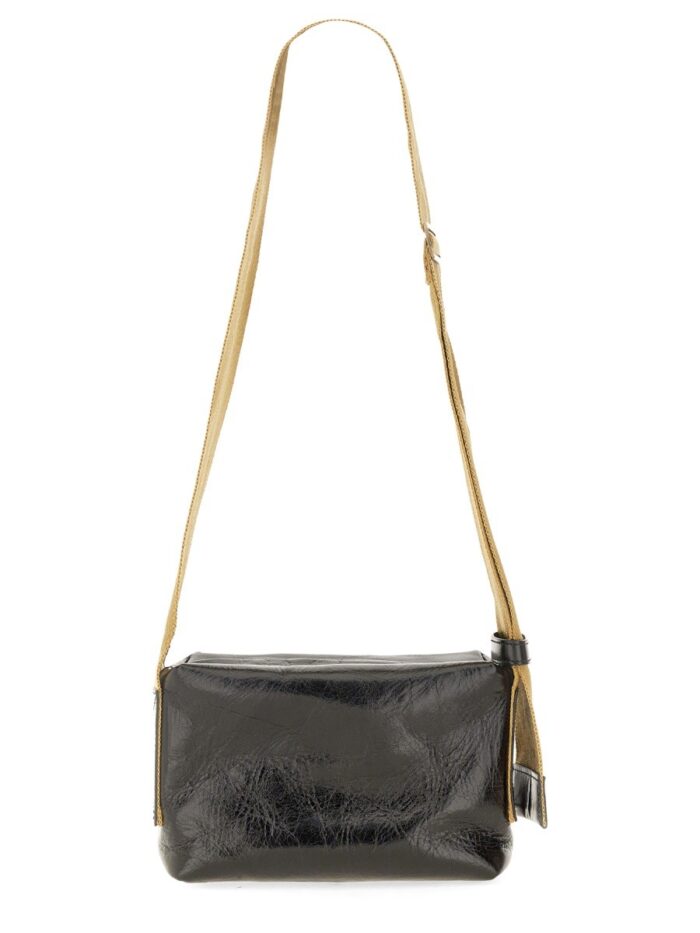 uma wang leather shoulder bag UMA WANG LEATHER SHOULDER BAG