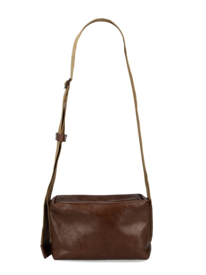 UMA WANG LEATHER SHOULDER BAG