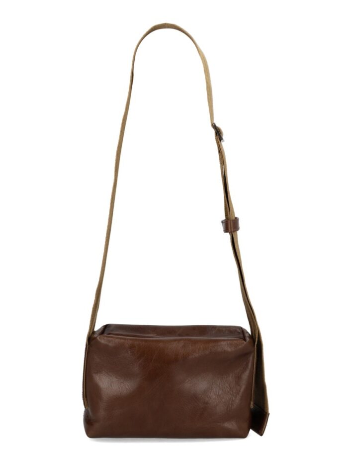 UMA WANG LEATHER SHOULDER BAG