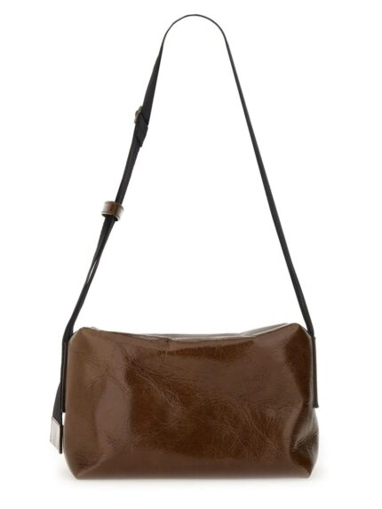 UMA WANG LEATHER SHOULDER BAG