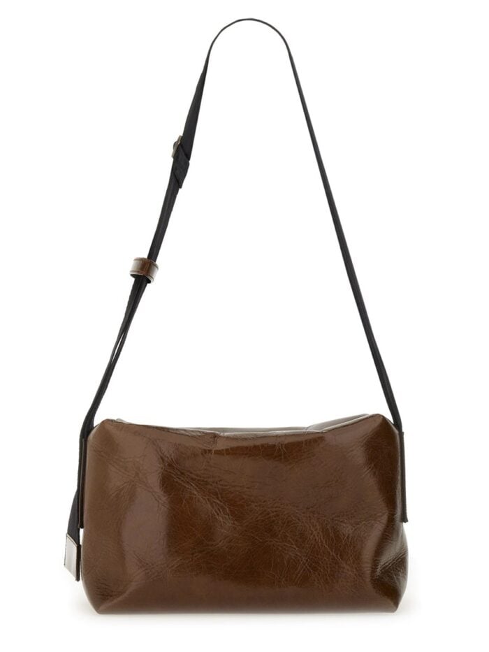 UMA WANG LEATHER SHOULDER BAG