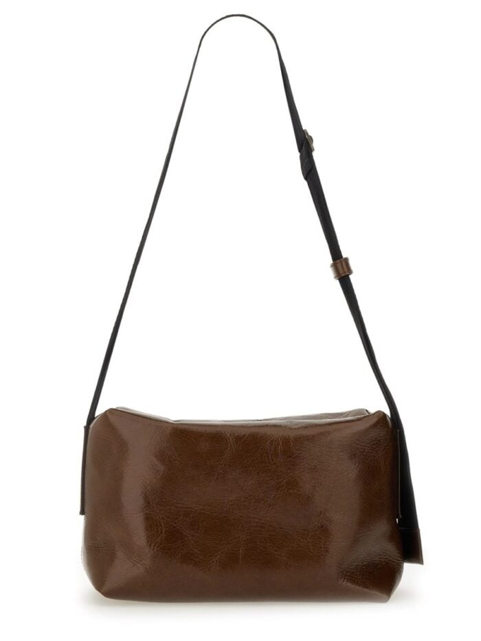 UMA WANG LEATHER SHOULDER BAG