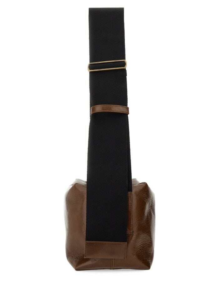 UMA WANG LEATHER SHOULDER BAG