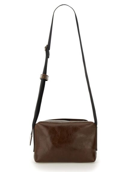 UMA WANG LEATHER SHOULDER BAG