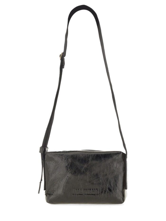 uma wang leather shoulder bag UMA WANG LEATHER SHOULDER BAG