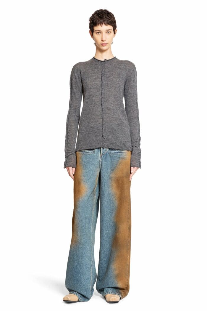 UMA WANG Long Sleeve Cashmere Knit