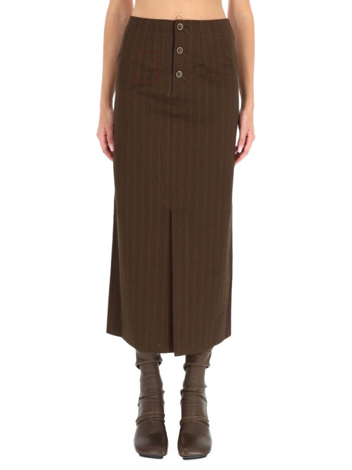 UMA WANG MIDI "GAD" SKIRT