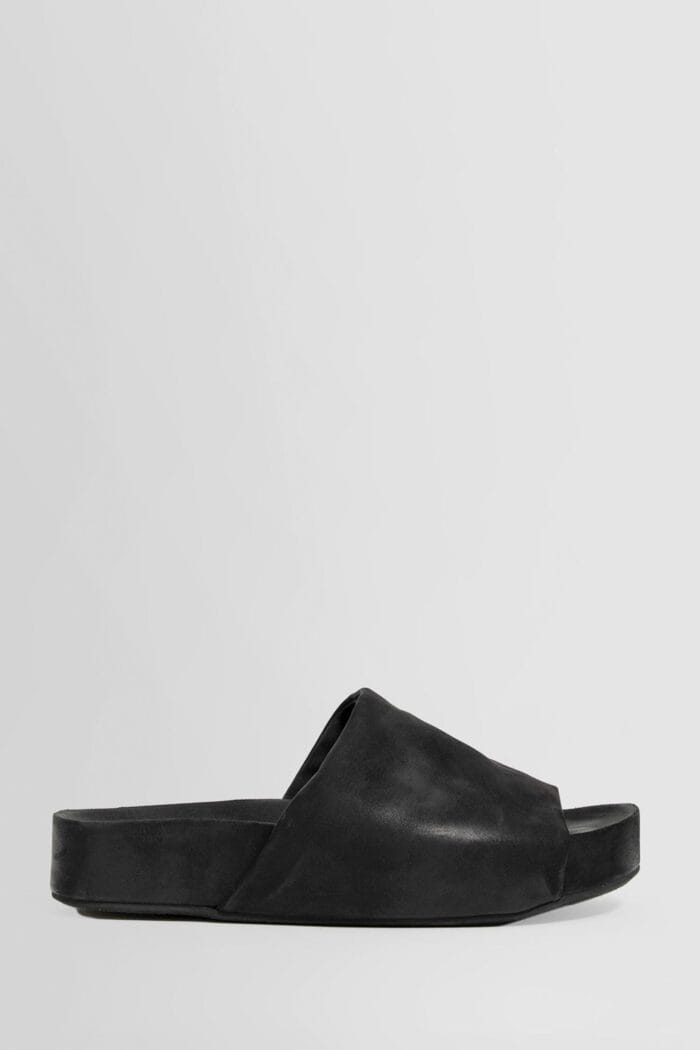 uma wang nubuck slides UMA WANG Nubuck Slides