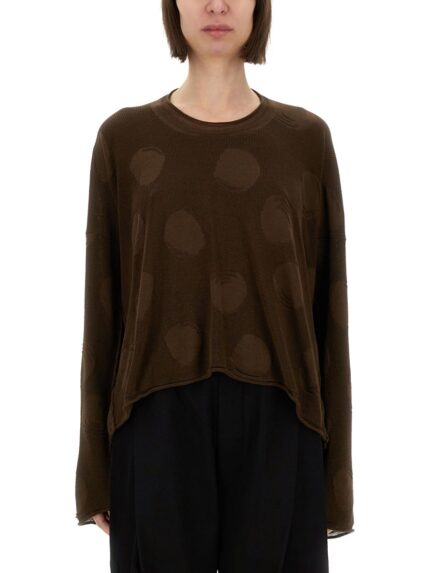 UMA WANG SHIRT WITH POLKA DOT PATTERN
