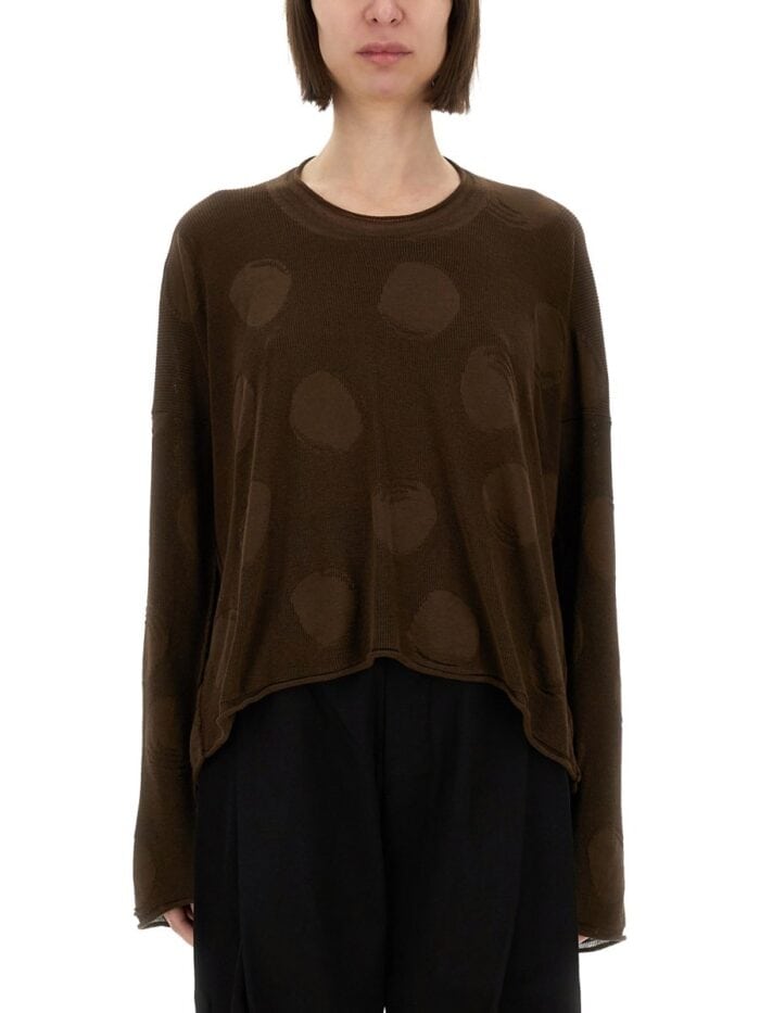 UMA WANG SHIRT WITH POLKA DOT PATTERN