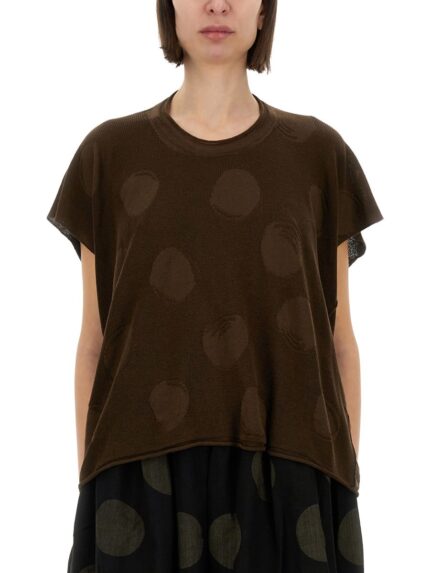 UMA WANG SHIRT WITH POLKA DOT PATTERN