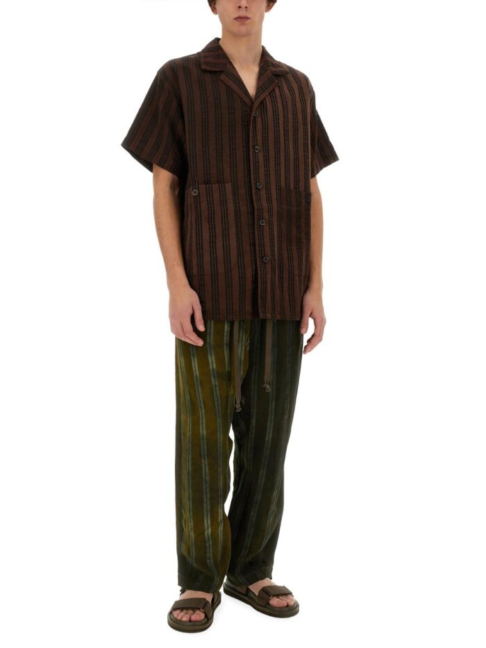 UMA WANG STRIPED SHIRT