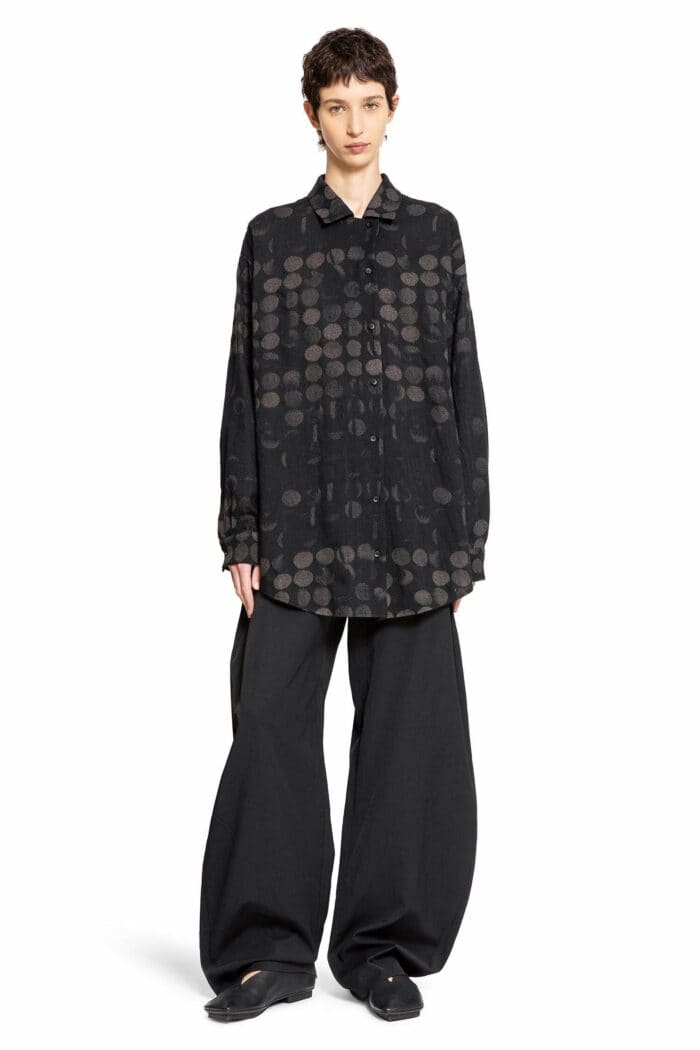 UMA WANG Tyesha Dot Jacquard Shirt