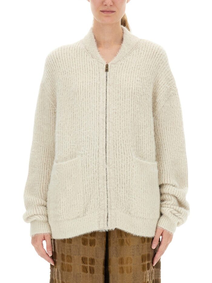 uma wang wool blend cardigan UMA WANG WOOL BLEND CARDIGAN