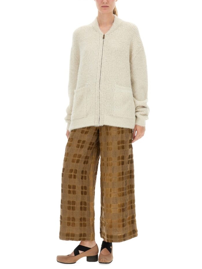 uma wang wool blend cardigan UMA WANG WOOL BLEND CARDIGAN