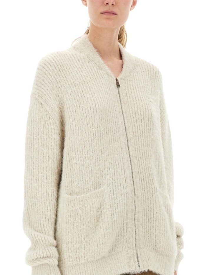 uma wang wool blend cardigan UMA WANG WOOL BLEND CARDIGAN