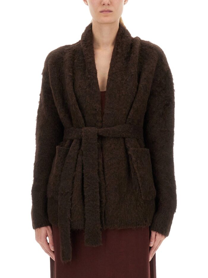 uma wang wool blend cardigan UMA WANG WOOL BLEND CARDIGAN