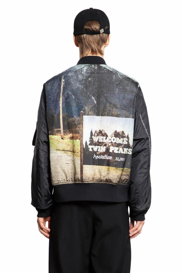 UNDERCOVER ''twin Peaks'' Printed Bomber Jacket