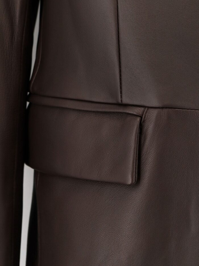 Tonywack Unisex Leather Coat