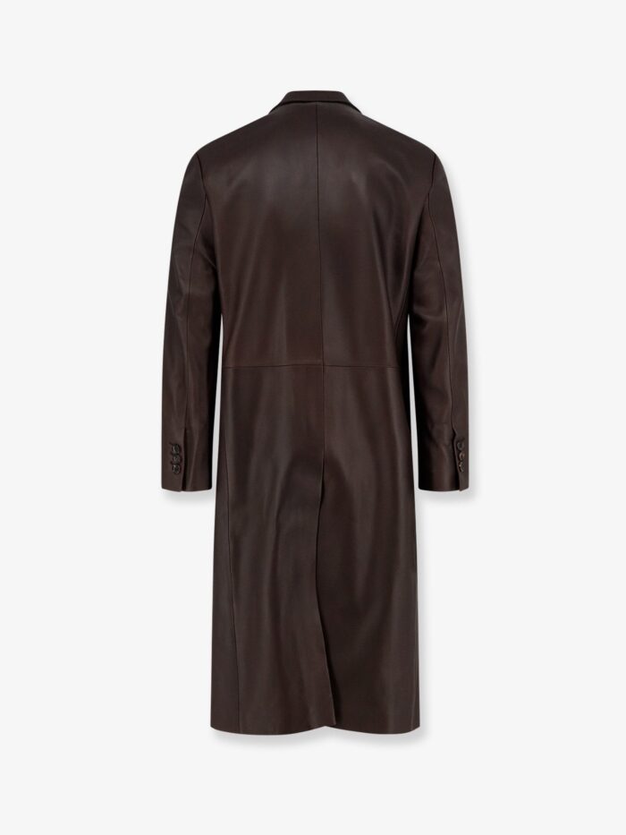 Tonywack Unisex Leather Coat
