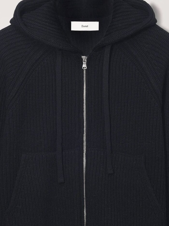 DUNST Unisex Wool Blend Hooded Cardigan