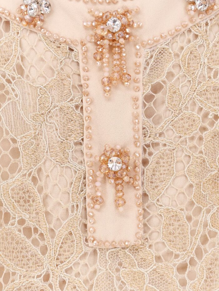 URIC Lace Dress With Jewel Details