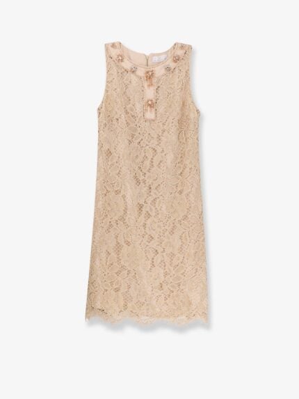 URIC Lace Dress With Jewel Details