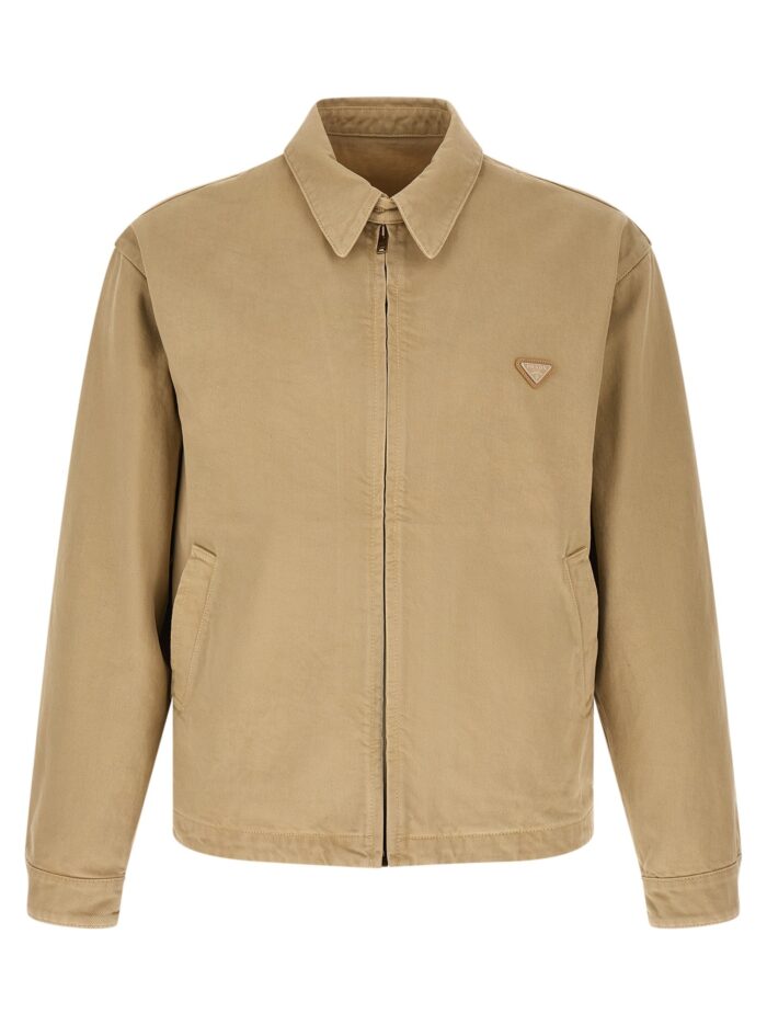 prada used denim jacket PRADA Used Denim Jacket