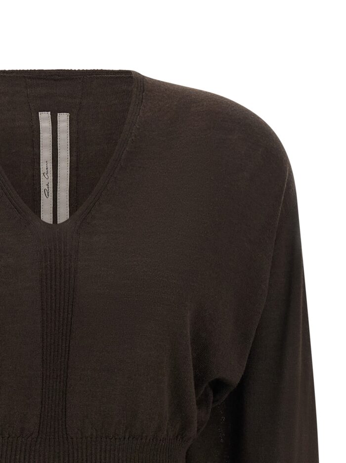 RICK OWENS 'V Cropped' Top