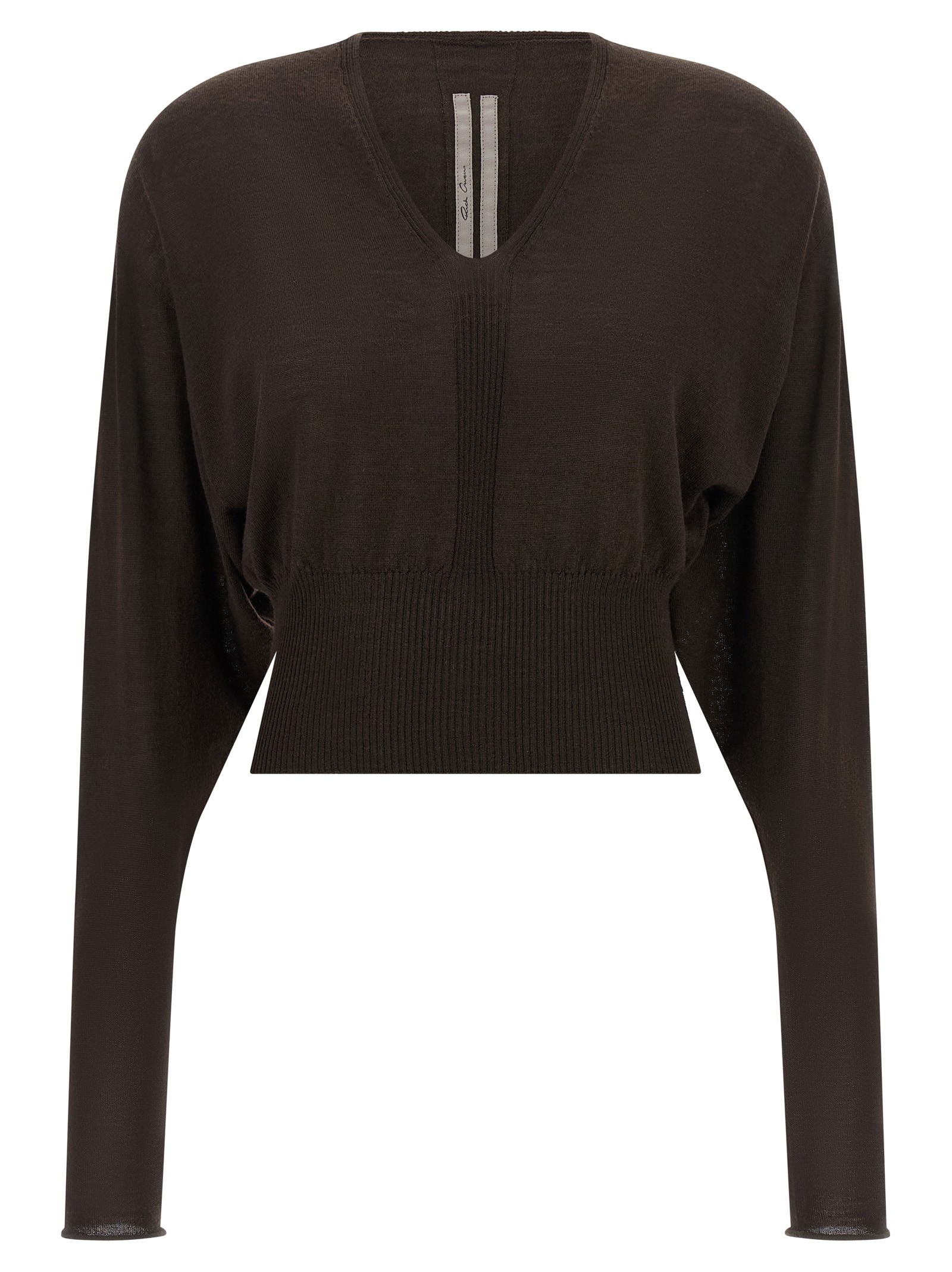 RICK OWENS 'V Cropped' Top