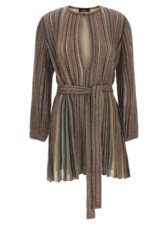 missoni v neck and belt dress Missoni V-neck And Belt Dress