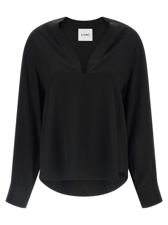 NUDE V-neck Blouse
