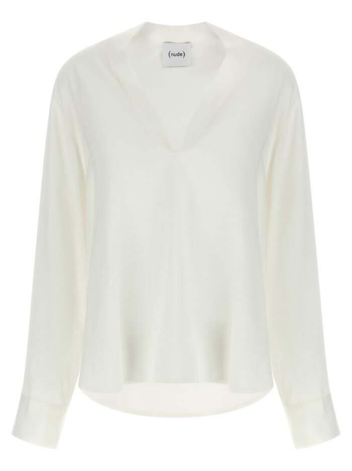 NUDE V-neck Blouse