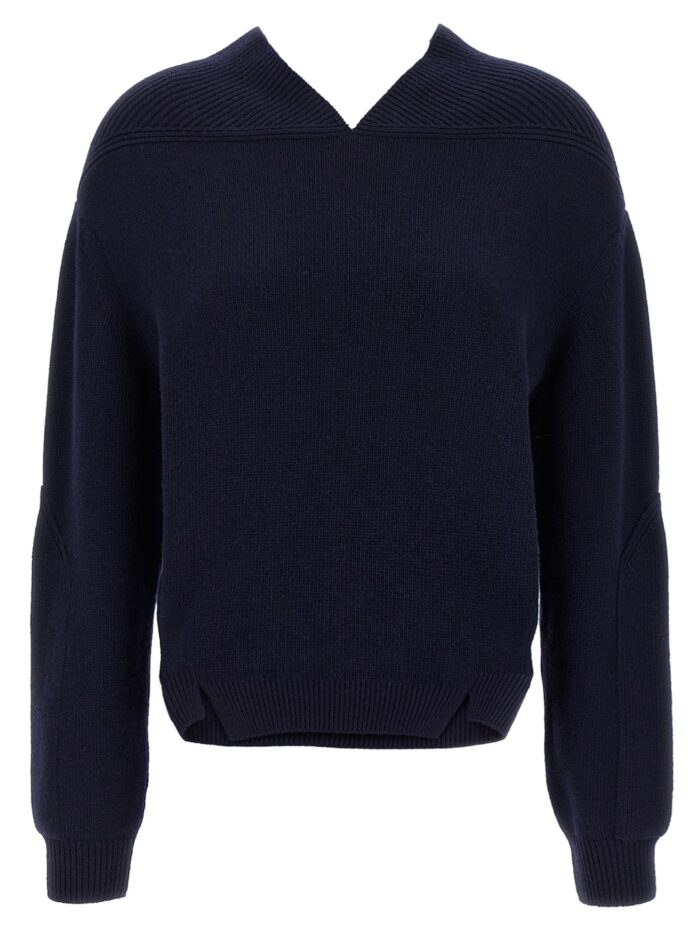 victoria beckham 'v neck yoke detail' sweater Victoria Beckham 'V-neck Yoke Detail' Sweater