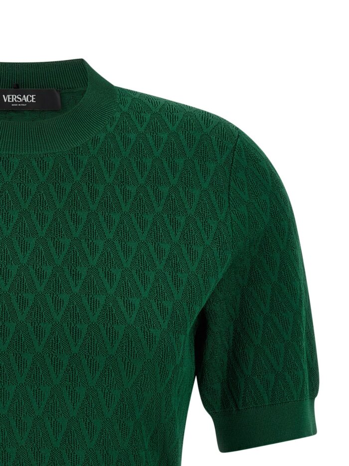 Versace V-pattern T-shirt