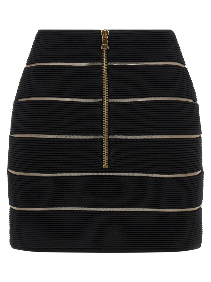 Balmain V-shaped Waist Skirt