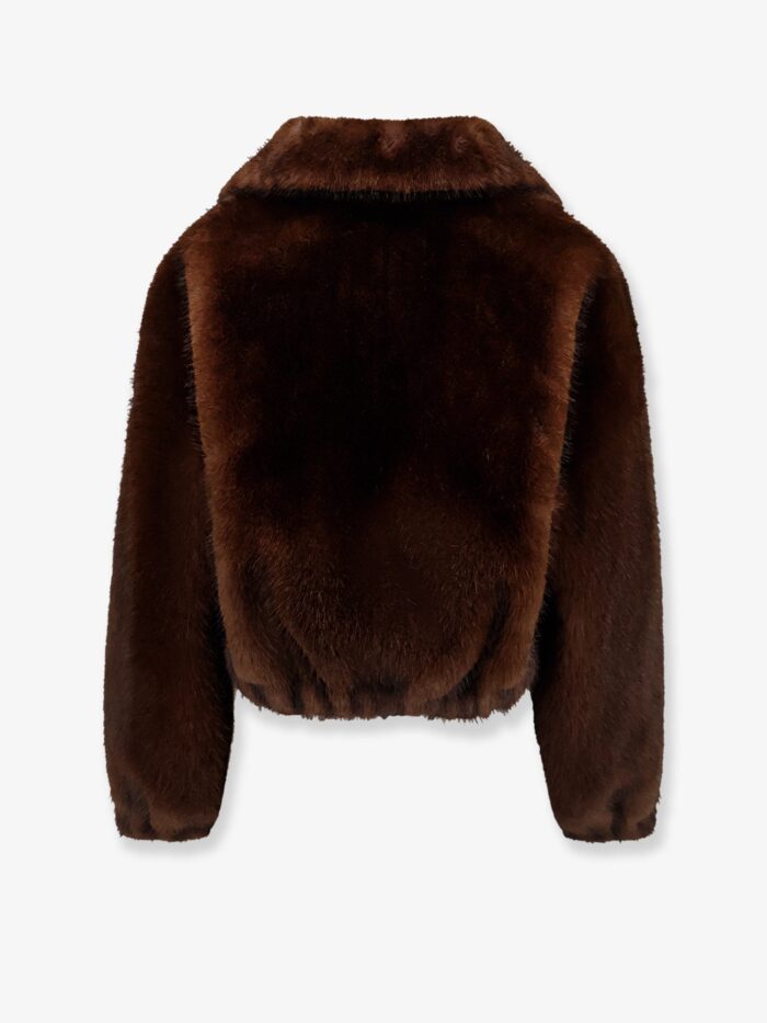 VALENTINI 1972 Faux Fur Bomber Jacket