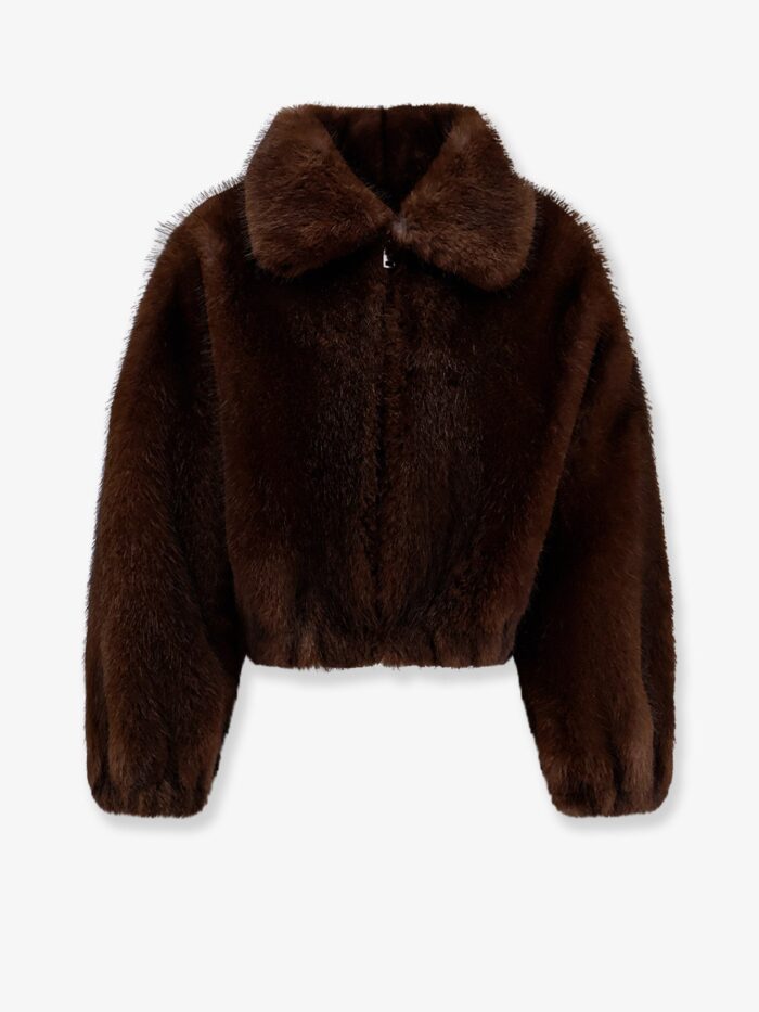 VALENTINI 1972 Faux Fur Bomber Jacket