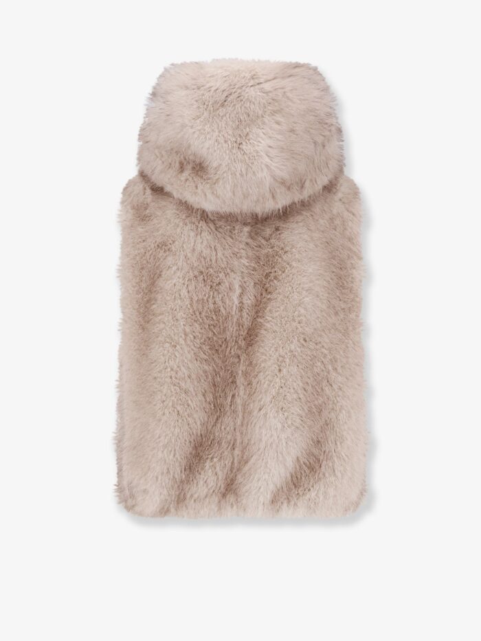 VALENTINI 1972 Sleeveless Faux Fur Jacket