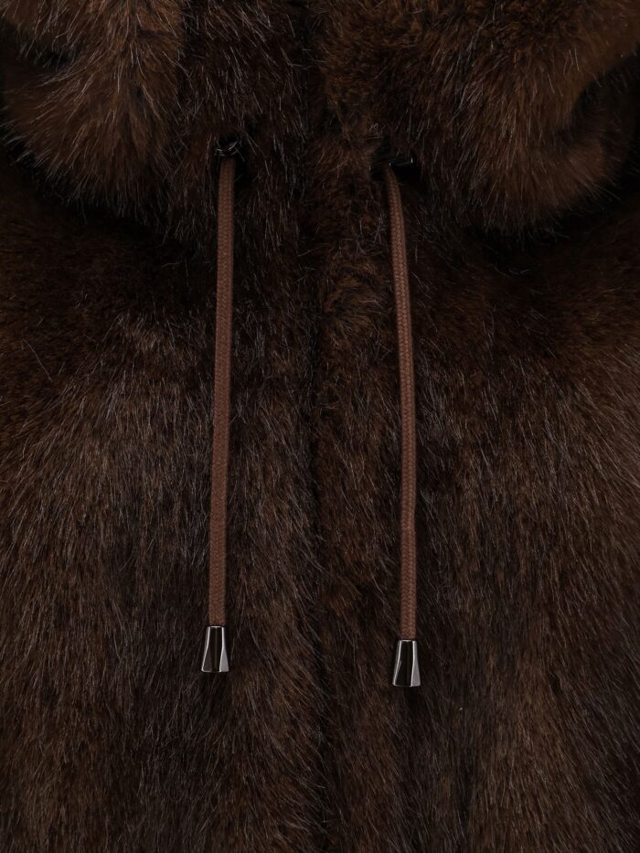 VALENTINI 1972 Sleeveless Faux Fur Jacket