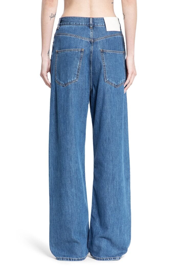 VALENTINO 5 Pocket Wide Leg Jeans