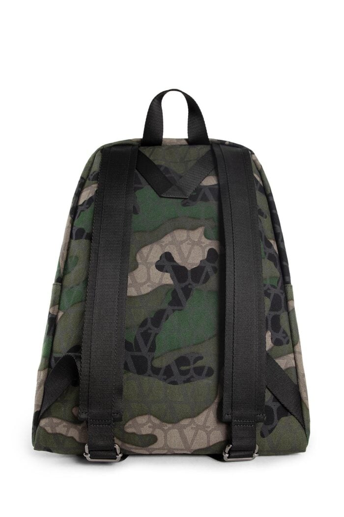 VALENTINO Camo Jacquard Backpack