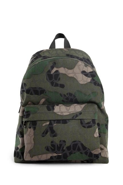 VALENTINO Camo Jacquard Backpack