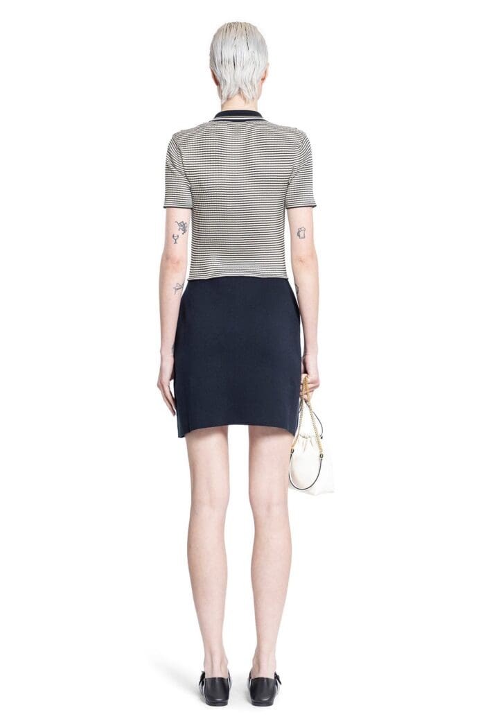 VALENTINO Cotton And Lurex Polo Dress