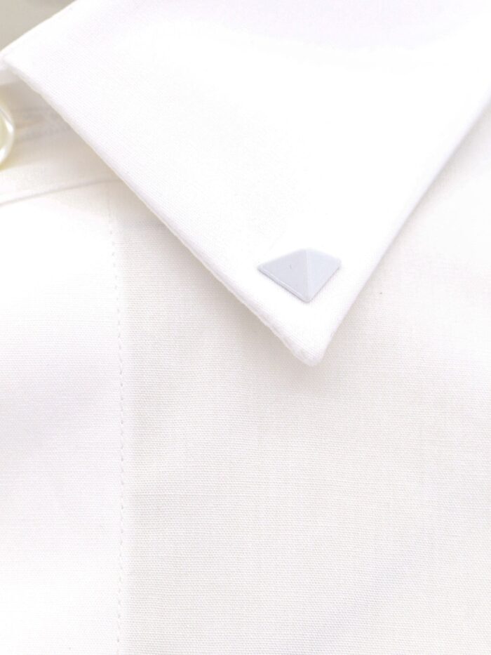 Valentino Cotton Shirt With Rockstud Untitled Studs
