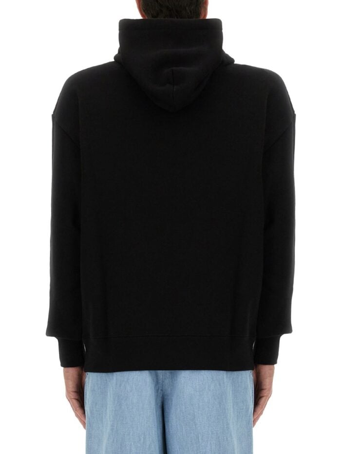 Valentino COTTON SWEATSHIRT WITH "CHAT DE LA MAISON" PATCH