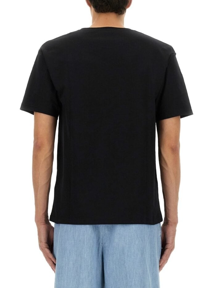 Valentino COTTON T-SHIRT WITH "CHAT DE LA MAISON" PRINT
